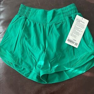 Lululemon Athletica Vibrant Green Athletic Shorts